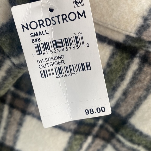 (A8) BLANK NYC Flannel Shacket in Outsider, Size Small, NWT - Picture 9 of 12